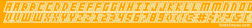 Ygridi Font – White Fonts on Orange Background