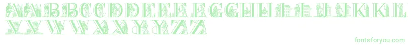 Подробнее о шрифте PictureAlphabet Шрифт PictureAlphabet – зелёные шрифты на белом фоне