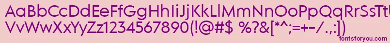 Шрифт MdGroteskRegular – фиолетовые шрифты на розовом фоне