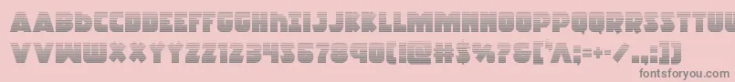 More about Racketsquadgrad Font Racketsquadgrad Font – Gray Fonts on Pink Background
