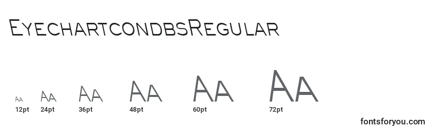 EyechartcondbsRegular Font Sizes