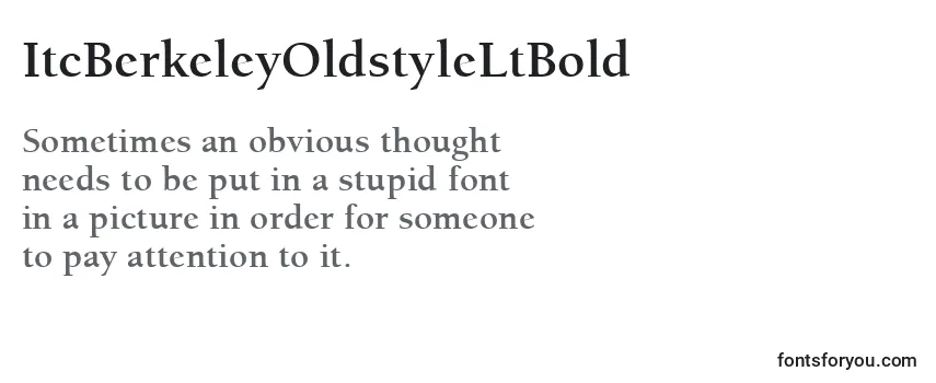 ItcBerkeleyOldstyleLtBold-fontti