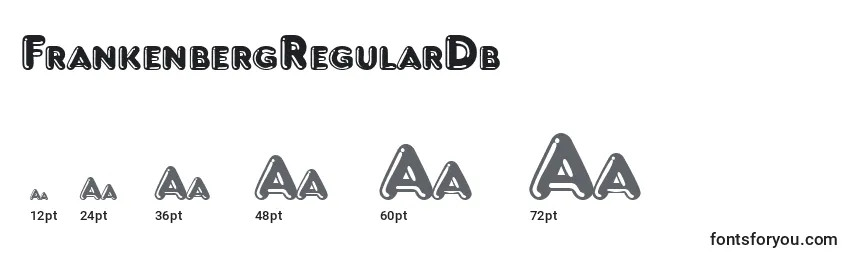 FrankenbergRegularDb Font Sizes
