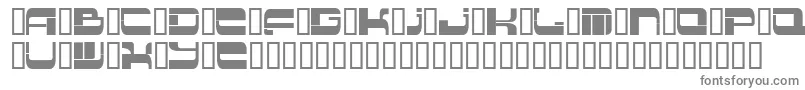 Insert2 ffy-fontti – harmaat kirjasimet valkoisella taustalla