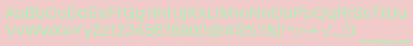 ArcoperpetuoRegular Font – Green Fonts on Pink Background