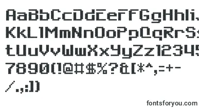 6809char font – Fonts Starting With 6
