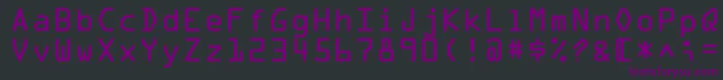 fuente OcraLtAlternate – Fuentes Moradas Sobre Fondo Negro