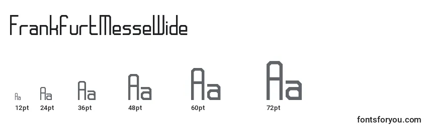 FrankfurtMesseWide Font Sizes