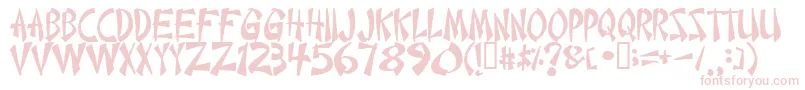 Chint Font – Pink Fonts on White Background