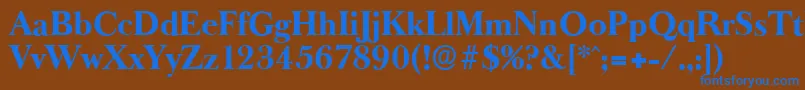 Más sobre la fuente BaskeroldserialXboldRegular fuente BaskeroldserialXboldRegular – Fuentes Azules Sobre Fondo Marrón