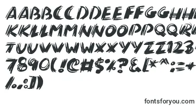 Brushalot font – drawn Fonts