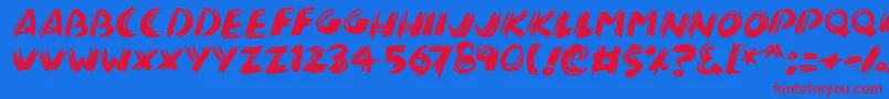 Lisätietoja Brushalot-fontista Brushalot-fontti – punaiset fontit sinisellä taustalla
