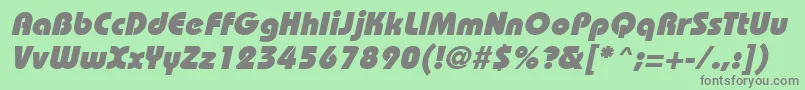 Подробнее о шрифте BordeauxblackItalic Шрифт BordeauxblackItalic – серые шрифты на зелёном фоне