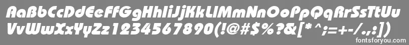 fuente BordeauxblackItalic – Fuentes Blancas Sobre Fondo Gris