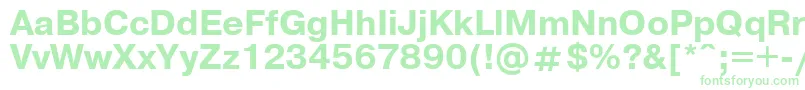 Шрифт UkrainianpragmaticaBold – зелёные шрифты на белом фоне