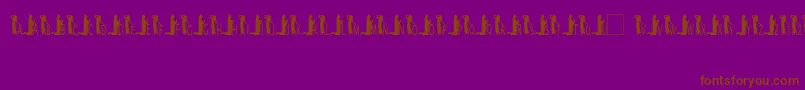 ImEveryWoman Font – Brown Fonts on Purple Background