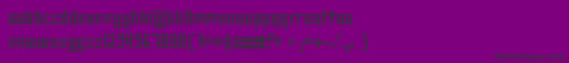 Skeletor Font – Black Fonts on Purple Background