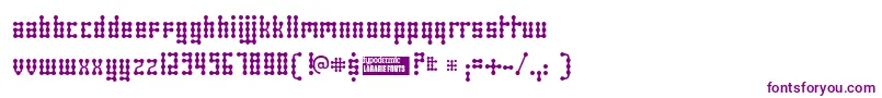 Skeletor Font – Purple Fonts on White Background