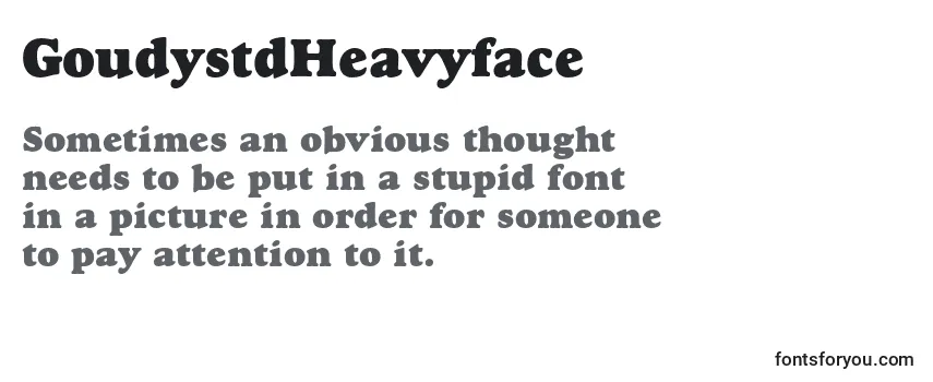 GoudystdHeavyface Font
