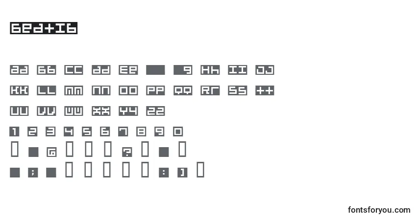 Beatibフォント–アルファベット、数字、特殊文字