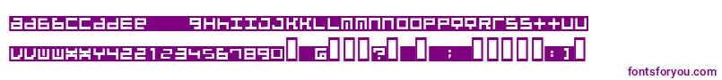 Beatib Font – Purple Fonts on White Background