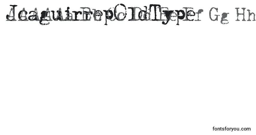 Schriftart JcaguirrepOldType – Alphabet, Zahlen, spezielle Symbole