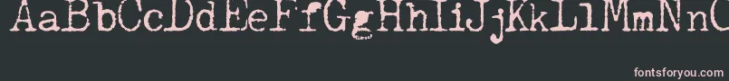 JcaguirrepOldType Font – Pink Fonts on Black Background