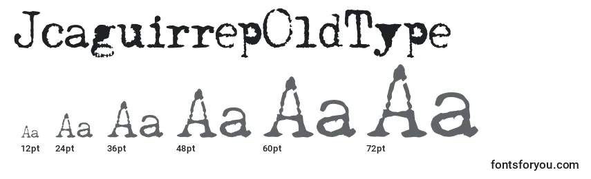 JcaguirrepOldType Font Sizes