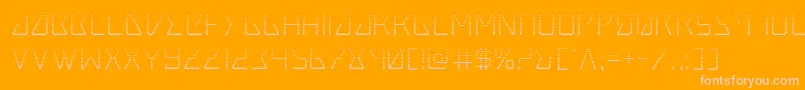 Шрифт Tracergrad – розовые шрифты на оранжевом фоне