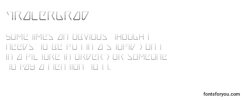 Обзор шрифта Tracergrad