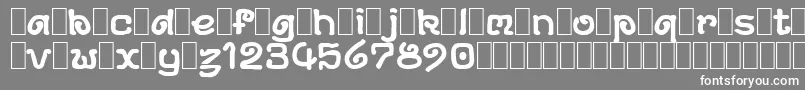 DsArcheologyDemo Font – White Fonts on Gray Background