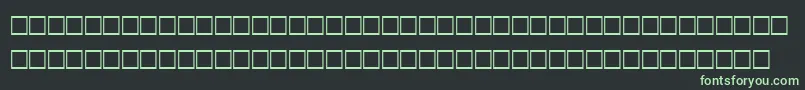 Шрифт IdealistRegular – зелёные шрифты на чёрном фоне