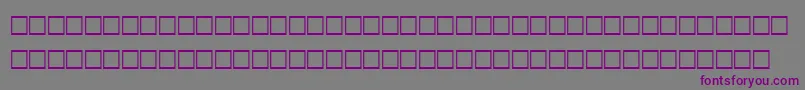 Шрифт IdealistRegular – фиолетовые шрифты на сером фоне