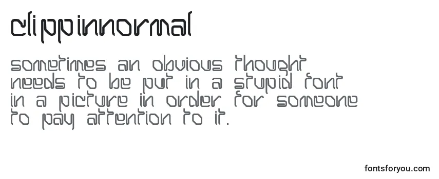 Review of the ClippinNormal Font