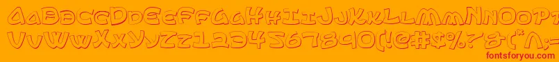 fuente Ephesian3D – Fuentes Rojas Sobre Fondo Naranja