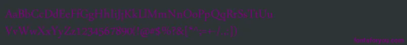 Daunpenh Font – Purple Fonts on Black Background
