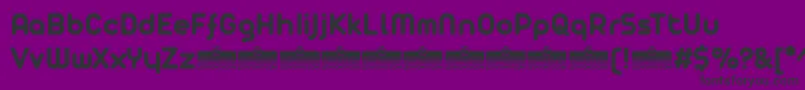 AristaProBoldTrial Font – Black Fonts on Purple Background