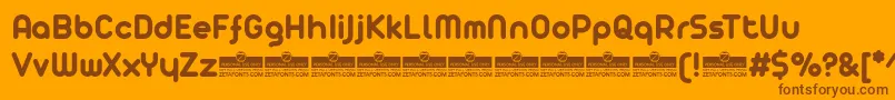 Подробнее о шрифте AristaProBoldTrial Шрифт AristaProBoldTrial – коричневые шрифты на оранжевом фоне