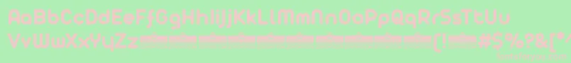 AristaProBoldTrial Font – Pink Fonts on Green Background