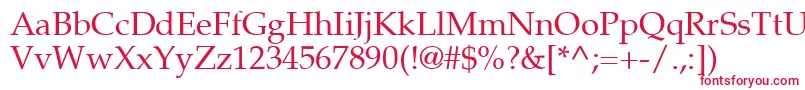 Шрифт Palton – красные шрифты на белом фоне