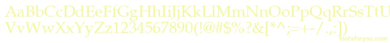 Palton-fontti – keltaiset fontit