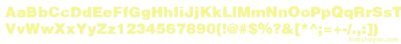 HalvorsonBlakSemibld Font – Yellow Fonts