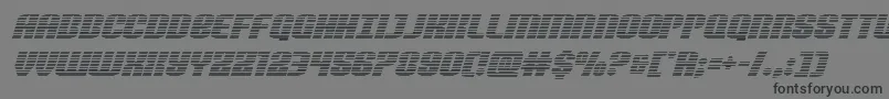 Nightwraithgradital Font – Black Fonts on Gray Background