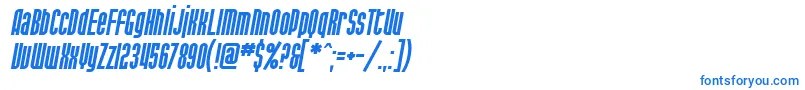 フォントSfPortMckenzieItalic – 青いフォント