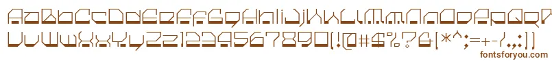 CilicaSpore-fontti – ruskeat fontit valkoisella taustalla