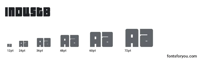 Industb Font Sizes