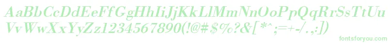 OrgreaI Font – Green Fonts on White Background