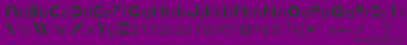 Jbrond Font – Black Fonts on Purple Background