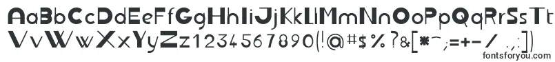 Шрифт Jbrond – футуристические шрифты