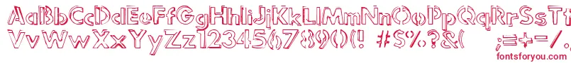 PunkRockRummageSale Font – Red Fonts